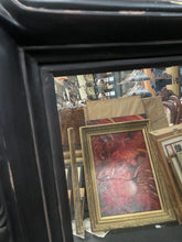 Load image into Gallery viewer, Extra Large Ornate Black Rectangular Beveled Mirror 57 1/2“ X 47 1/2“
