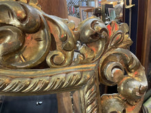 Load image into Gallery viewer, #165 Antique Large Gold Gilt Beveled Wood Mirror 67” X 48”
