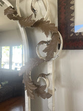 Load image into Gallery viewer, Extra Large full length, old world style iron mirror with vine motif
