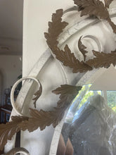 Load image into Gallery viewer, Extra Large full length, old world style iron mirror with vine motif
