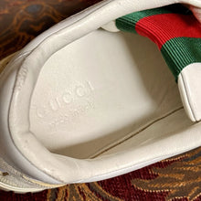 Load image into Gallery viewer, GUCCI Re-Web Sneakers 787476 Mens Size 12 Gg Canvas &amp; Leather, Barely Used
