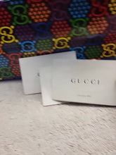 Load image into Gallery viewer, Gucci Multi GG Rombi Monogram Psychedelic Ace Lace up Sneakers Sz 5 CIB!!
