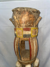 Load image into Gallery viewer, Largre African Ceremonial Ritual Drum Senufo Tribe Ivory coast

