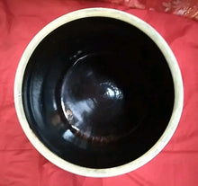 Load image into Gallery viewer, Large Antique Horseshoe 12 Gallon Stoneware Crock 18”
