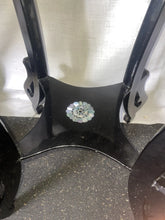 Load image into Gallery viewer, Vintage Pair Of Wood Chinese Tabourets With Mother Of Pearl Rosette Inlay Table
