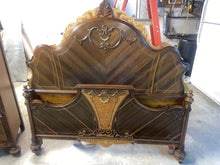 Load image into Gallery viewer, Antique 1920’s-30’s Bedroom Set High Boy Dresser-Mirrored Dresser Full Bed
