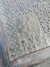 Load image into Gallery viewer, Antique 19th Century Middle Eastern Brass &amp; Wood Blanket Chest
