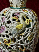 Load image into Gallery viewer, PAIR of Vintage Italian Rococo Capodimonte Porcelain Lamps Cherubs 28”
