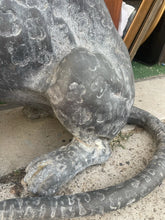 Load image into Gallery viewer, Large Life Size majestic ￼metal Cheetah Statue 41” !!
