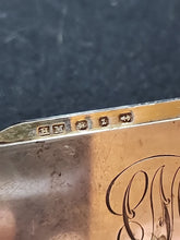 Load image into Gallery viewer, Antique 1890's British John Gilbert Sterling Silver Match Safe Pendant Monogram
