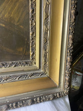Load image into Gallery viewer, Reproduction Of Rembrandt, A Girl With A Broom, Antique Wood Frame 34.5” X 31“
