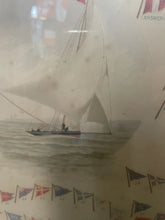 Load image into Gallery viewer, Framed 1884 Plate 26 By Frederic S. Cozzens Chromolithograph ”Signal Chart”
