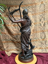 Load image into Gallery viewer, JC2 - Antique Charles Coudray ‘SEMIRAMIS’ 35” Bronze Statue ARTIST PROOF, SIGNED
