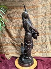 Load image into Gallery viewer, JC2 - Antique Charles Coudray ‘SEMIRAMIS’ 35” Bronze Statue ARTIST PROOF, SIGNED
