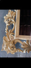 Load image into Gallery viewer, Extra Large Wood Carved Ornate Beveled Mirror￼ 7’ X 6’

