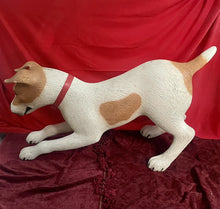 Load image into Gallery viewer, Vintage Large Fiberglass 48" Jack Russell Terrier Dog Store Advertising Display
