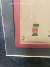 Load image into Gallery viewer, Framed 1884 Plate 26 By Frederic S. Cozzens Chromolithograph ”Signal Chart”
