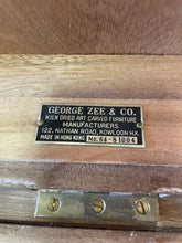 Load image into Gallery viewer, Vintage Mid Century Chinese Carved Teak Trunk George Zee &amp; Co.
