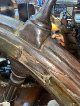Load image into Gallery viewer, ANTIQUE HUGE 54 INCH SAILING SHIPS MARINE NAVIGATION STEERING WHEEL
