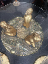 Load image into Gallery viewer, Custom made mid century art nouveau style set of coffee table and end tables!!
