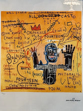 Load image into Gallery viewer, LM7- Jean-Michel Basquiat ‘All Colored Cast’ Lithograph 129/300, 34.75”x25.75”
