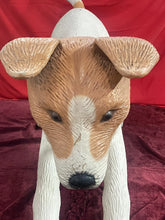Load image into Gallery viewer, Vintage Large Fiberglass 48" Jack Russell Terrier Dog Store Advertising Display
