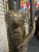 Load image into Gallery viewer, 1930-1950 Large Male Baule Figure &quot;Blolo Bian,&quot; Ivory Coast, Africa 80”!!

