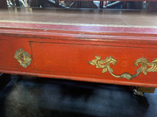 Load image into Gallery viewer, antique c1910-20 french leather inlaid Desk W/ Matching Marble Top Shelving

