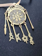 Load image into Gallery viewer, Antique OLD CHINESE BRASS METAL OPIUM CHATELAINE w/ 6 TOOLS
