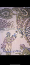 Load image into Gallery viewer, Antique Late 19th century tapestry from India or Bengal Kantha 8’x6’!!
