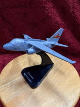 Load image into Gallery viewer, Vintage Lockheed Martin ES-3A Mahogany Wood Model On Stand
