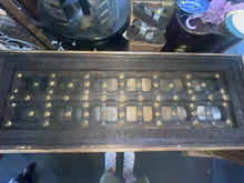 Load image into Gallery viewer, Antique Door Console Table, Dark Tone Wood Indian Handcarved Unique!!!
