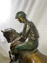 Load image into Gallery viewer, Isidore Bonheur Le Grand WINNERS CIRCLE Large bronze Vintage Signed Sculpture!!
