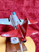 Load image into Gallery viewer, Vintage P-80 Shooting Star Lockheed Martin Airplane Mahogany Wood Model
