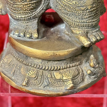 Load image into Gallery viewer, Mappilai Ganesha - Statue of Lord Ganesh with his umbrella, Bronze Sculpture
