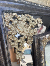 Load image into Gallery viewer, #115 Antique Style Ornate Large Gold And Black Mirror 3D 69“ X 46“
