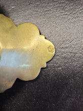 Load image into Gallery viewer, 19c.French Art Nouveau Brass profile portraits &amp; diety Card Pin Card Tray 13''
