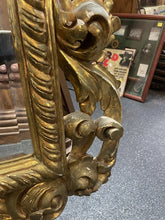 Load image into Gallery viewer, #165 Antique Large Gold Gilt Beveled Wood Mirror 67” X 48”

