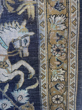 Load image into Gallery viewer, Vintage Handmade Beautiful Perssipn Silk Rug/tapestry 41“ X 29“
