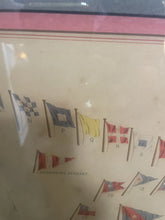Load image into Gallery viewer, Framed 1884 Plate 26 By Frederic S. Cozzens Chromolithograph ”Signal Chart”
