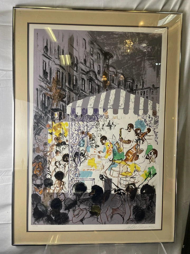 Leroy Neiman “Harlem Streets” Hand Signed & Numbered Serigraph 26/100