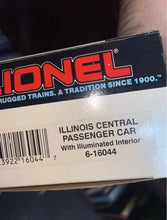 Load image into Gallery viewer, '89 Lionel Illinois Central - 6 Car Passenger Set 'O' &amp; 027 gauge 16044 - 16047
