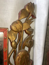 Load image into Gallery viewer, Large Ornate Antique Chinese, Unique Wood Framed Mirror 1927
