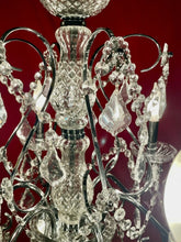 Load image into Gallery viewer, SAINT MOSSI 6-Light Hanging Crystal Raindrop Chandelier 24H 24D 24W New Open Box
