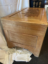 Load image into Gallery viewer, Vintage Mid Century Chinese Carved Teak Trunk George Zee &amp; Co.
