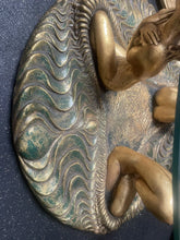 Load image into Gallery viewer, Custom made mid century art nouveau style set of coffee table and end tables!!
