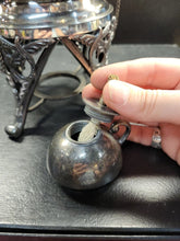 Load image into Gallery viewer, RARE MERIDEN B. COMPANY Swirled Quadruple SilverPlated Tipping Teapot - ANTIQUE
