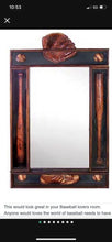 Load image into Gallery viewer, Baseball Mirror Showcase With Vintage Replica Items
