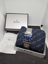 Load image into Gallery viewer, BULOVA 96G75 MEN'S CASUAL WATCH Stainless Steel Blue Dial Watch

